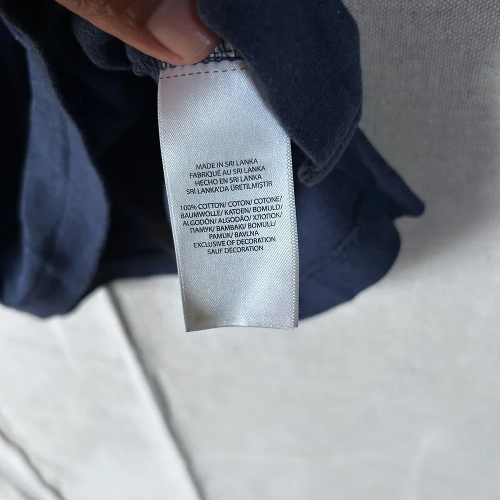 Polo‎ Ralph Lauren Mens Custom Slim Fit Polo Shirt Navy Blue Cotton XL